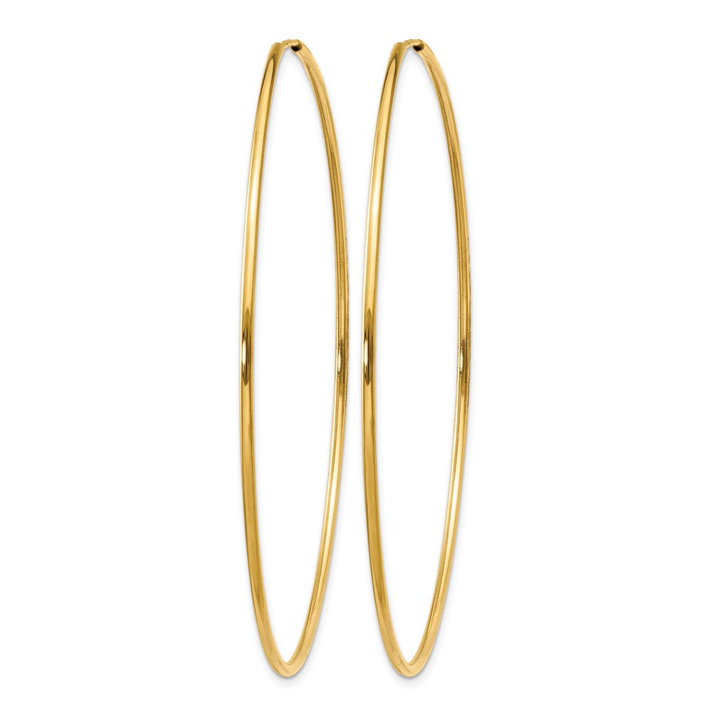 14K 1.20mm Endless Hoop Earring
