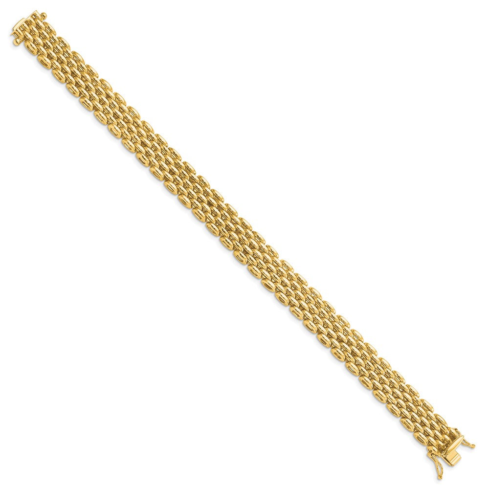 14K Polished Fancy Bracelet