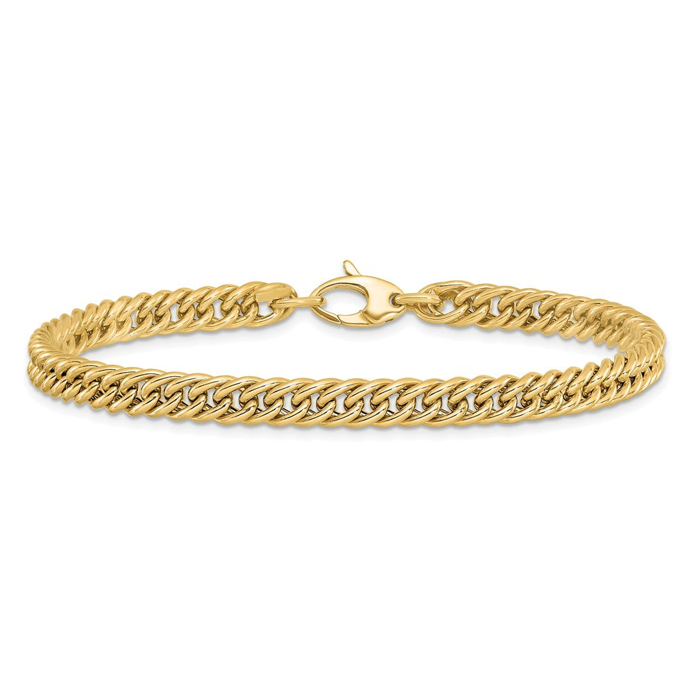 14K Polished Curb Link Bracelet