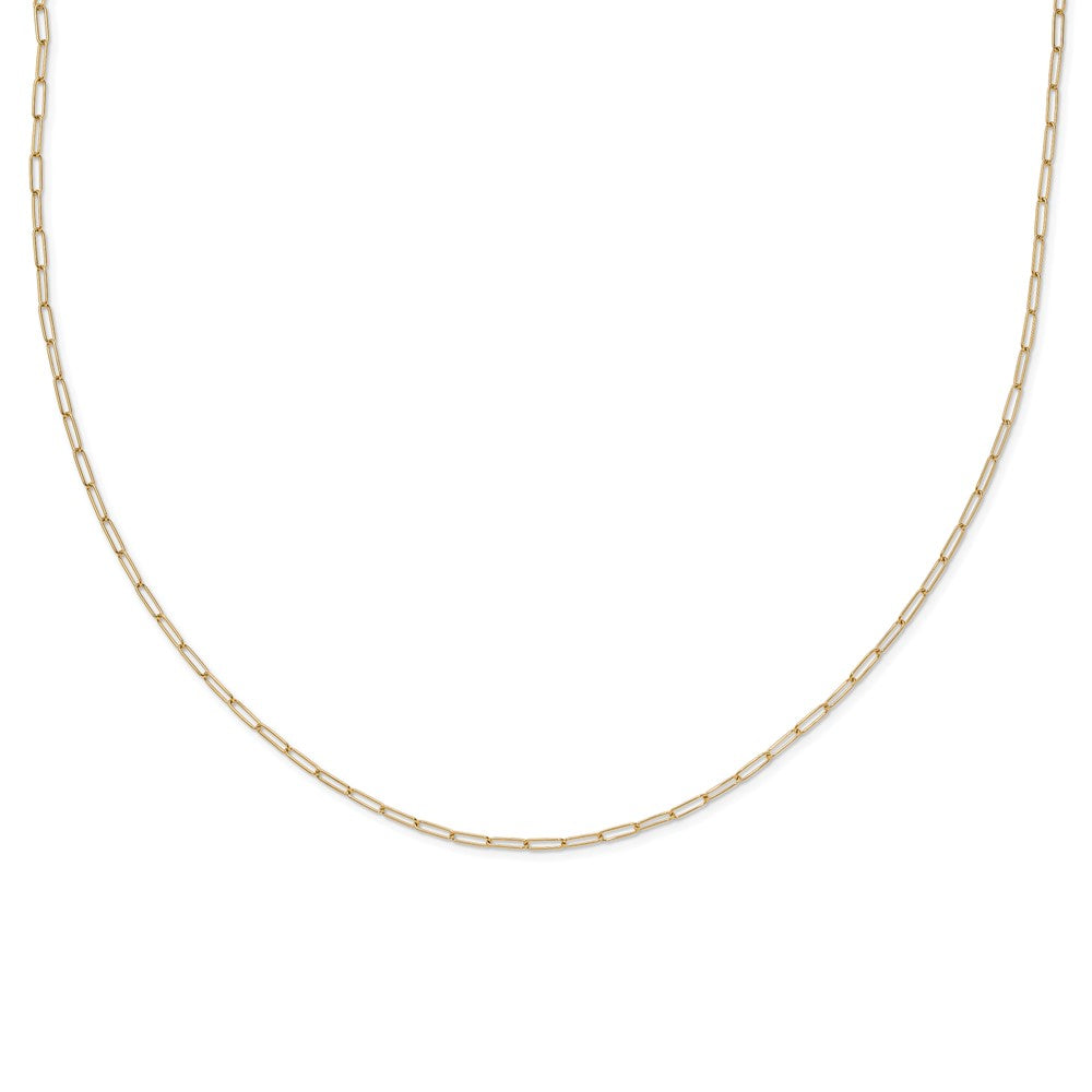14K Polished Fancy Link Necklace