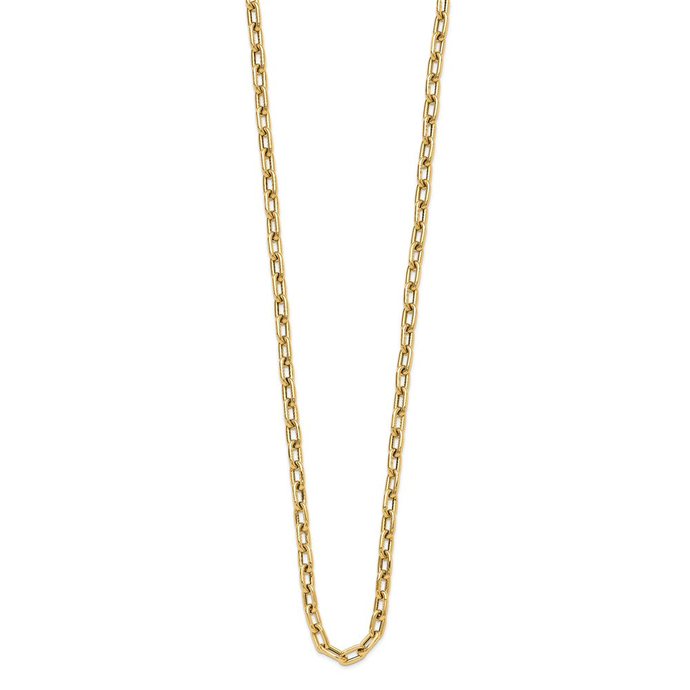14K Polished Fancy Toggle Link Necklace