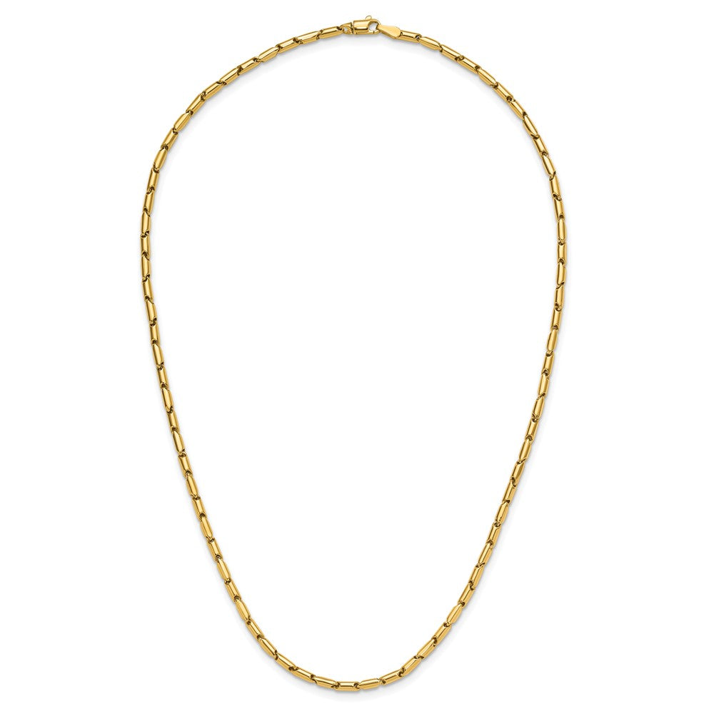 14K Polished Fancy Link Necklace