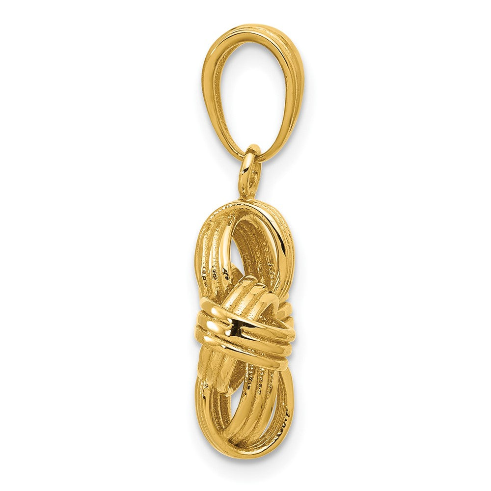 14K Polished Fancy Pendant