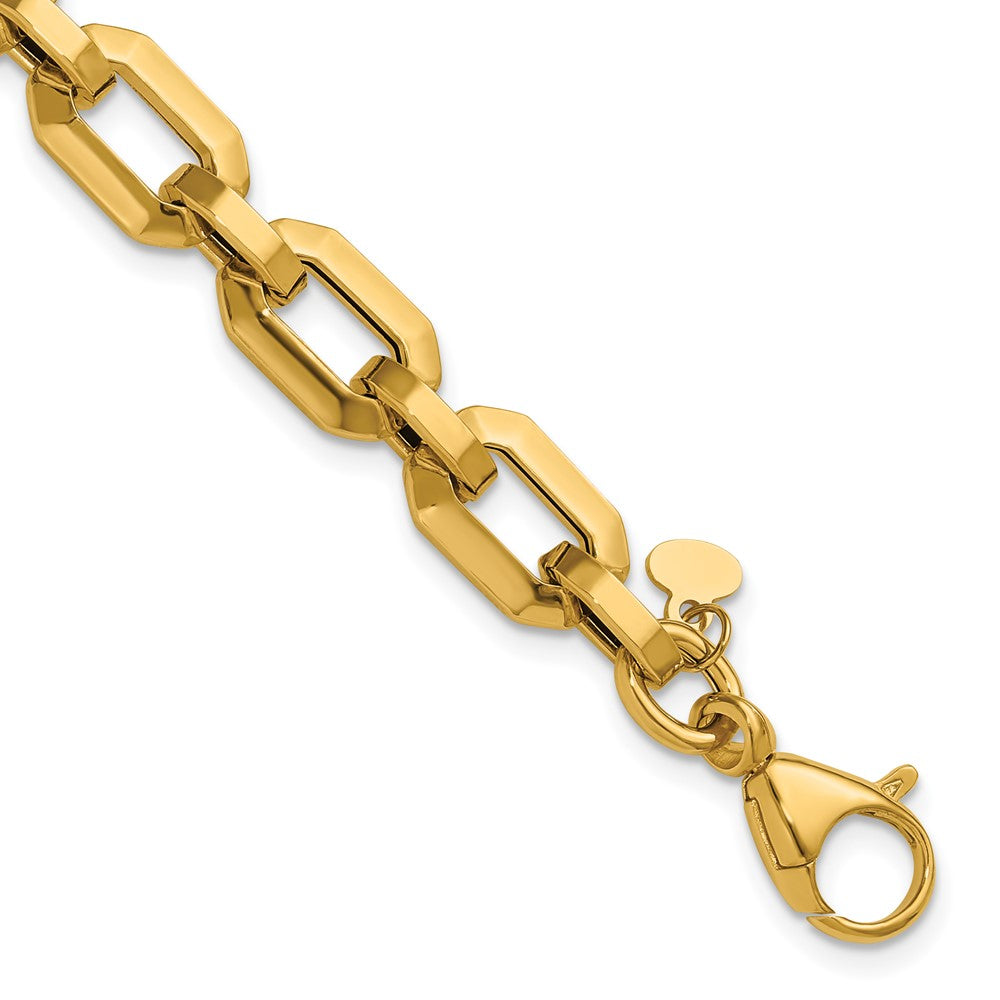 14K Polished Fancy Link Bracelet