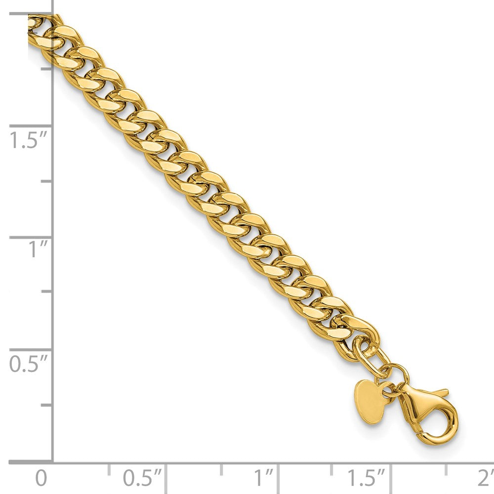 14K Polished Curb Link Bracelet