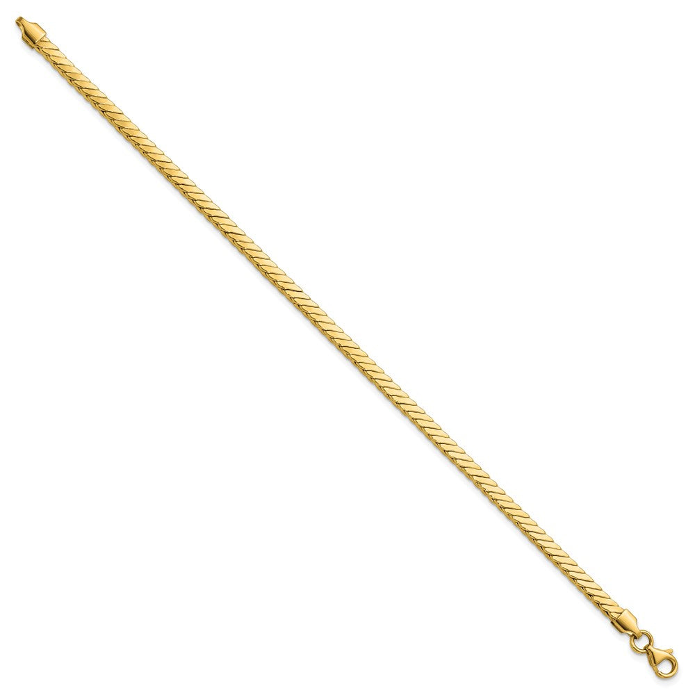 14K Polished Fancy Link Bracelet