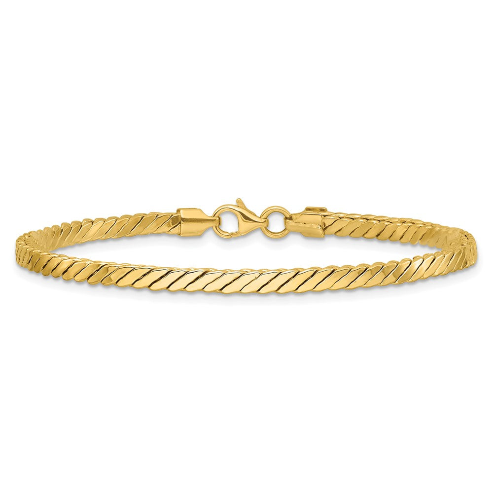 14K Polished Fancy Link Bracelet