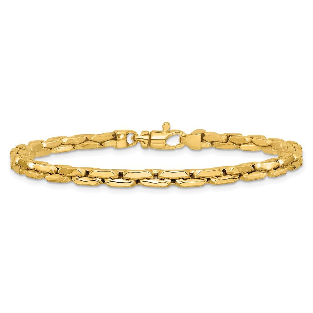 14K Polished Fancy Link Bracelet