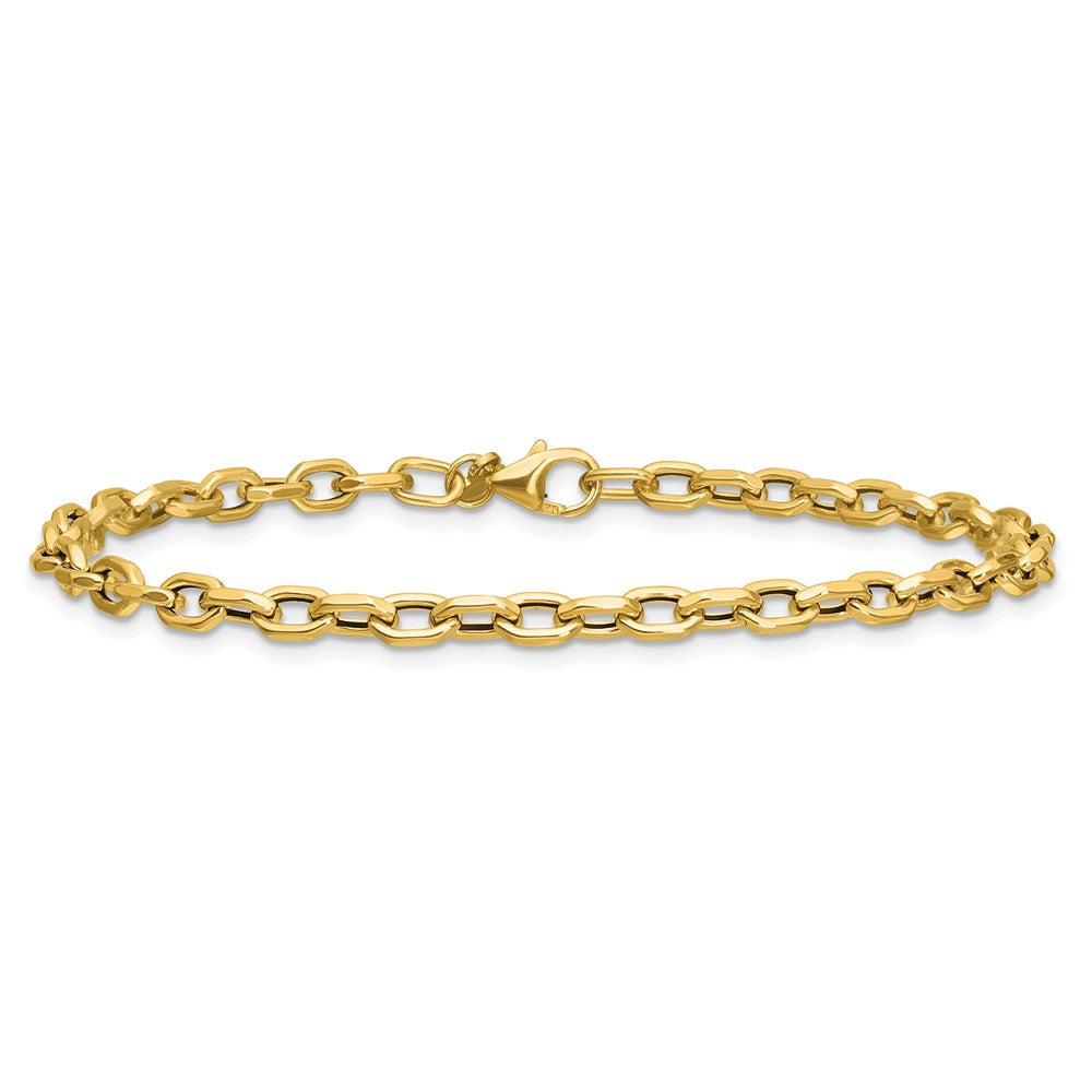14K Polished Fancy Link Bracelet