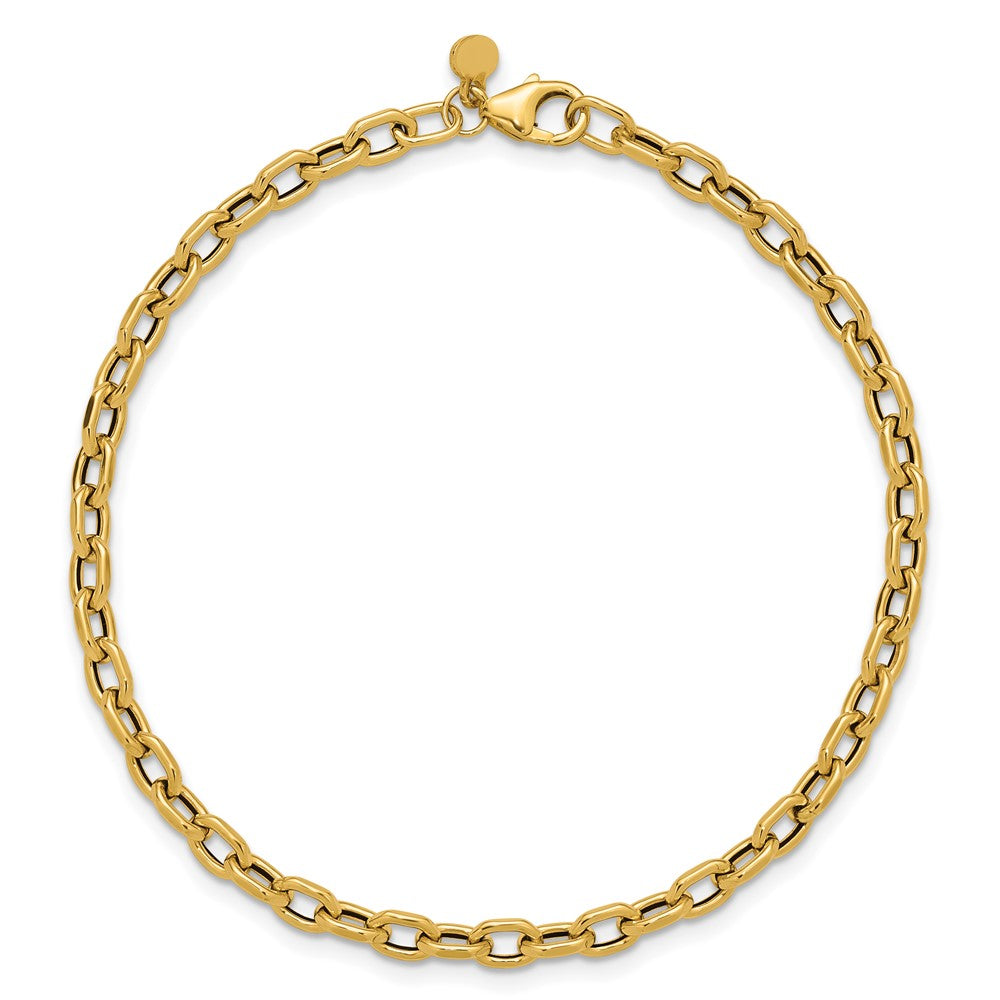 14K Polished Fancy Link Bracelet