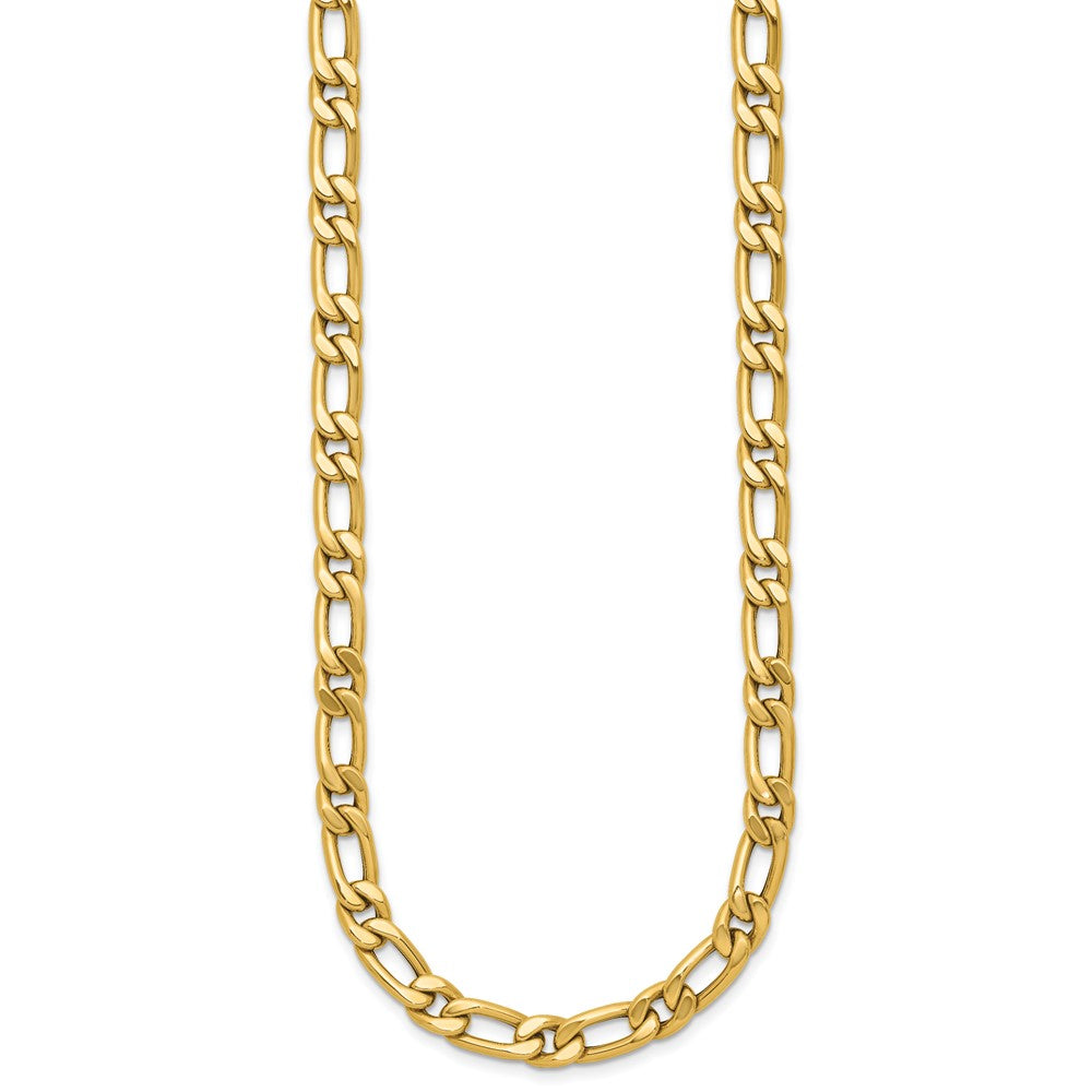 14K Polished Fancy Link Necklace