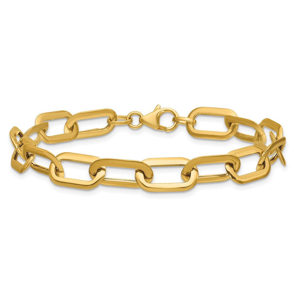 14K Polished Fancy Link Bracelet