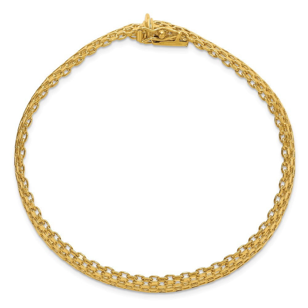 14K Polished Bracelet