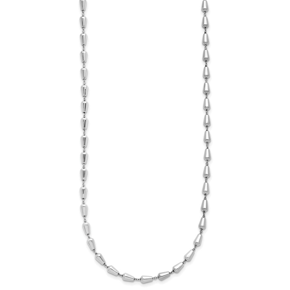 Sterling Silver Rhodium-plated Polished 16in with 2in ext. Necklace