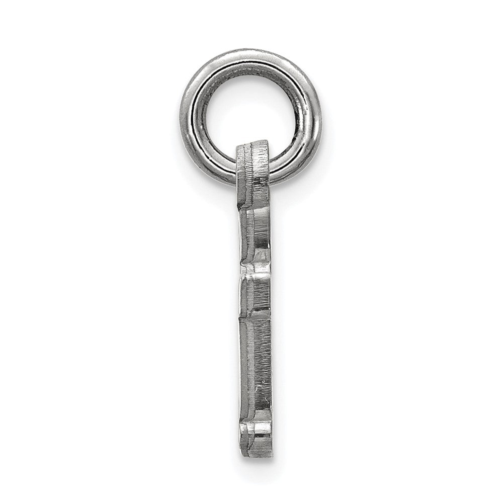 Sterling Silver Rhodium-plated Baylor University XS Pendant
