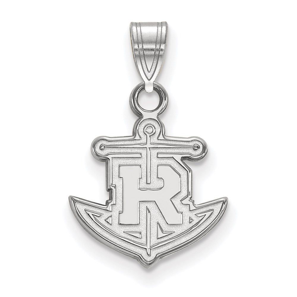 10K White Gold Rollins College Anchor Small Pendant