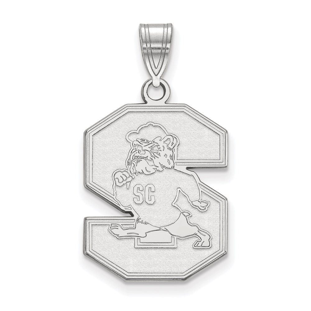 Sterling Silver Rhodium-plated South Carolina State U. Large Pendant