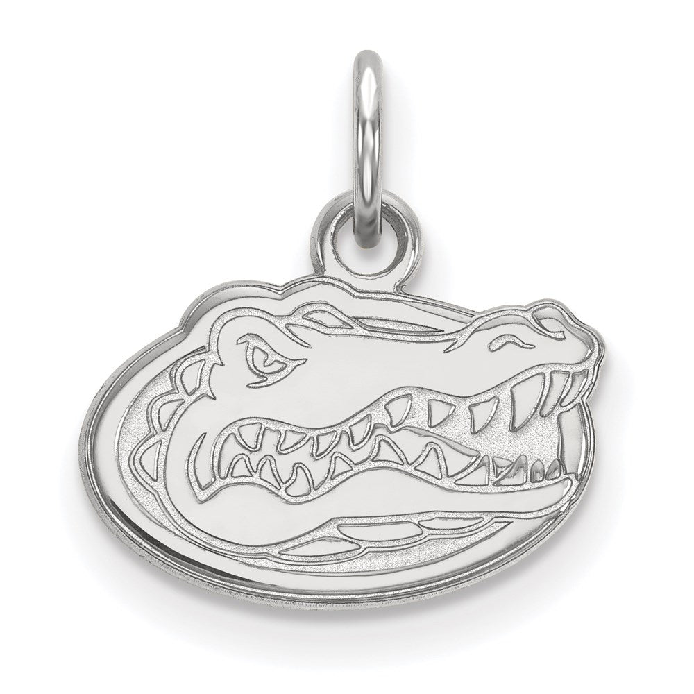 Sterling Silver Rhodium-plated University of Florida XS Pendant