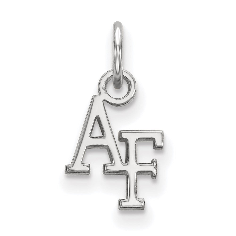 Sterling Silver Rhodium-plated U.S. Air Force Academy XS Pendant