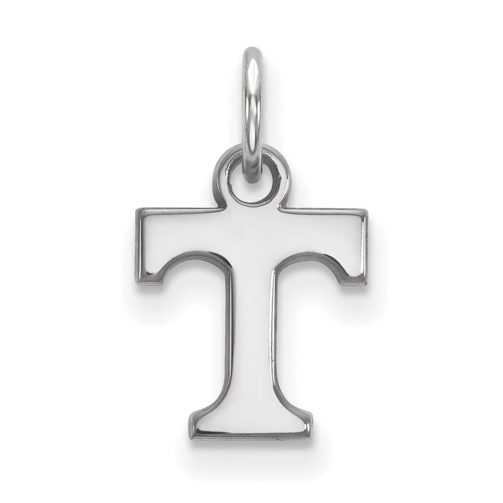 Sterling Silver Rhodium-plated University of Tennessee XS Pendant