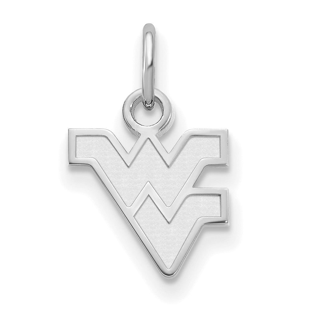 10K White Gold West Virginia University XS Pendant