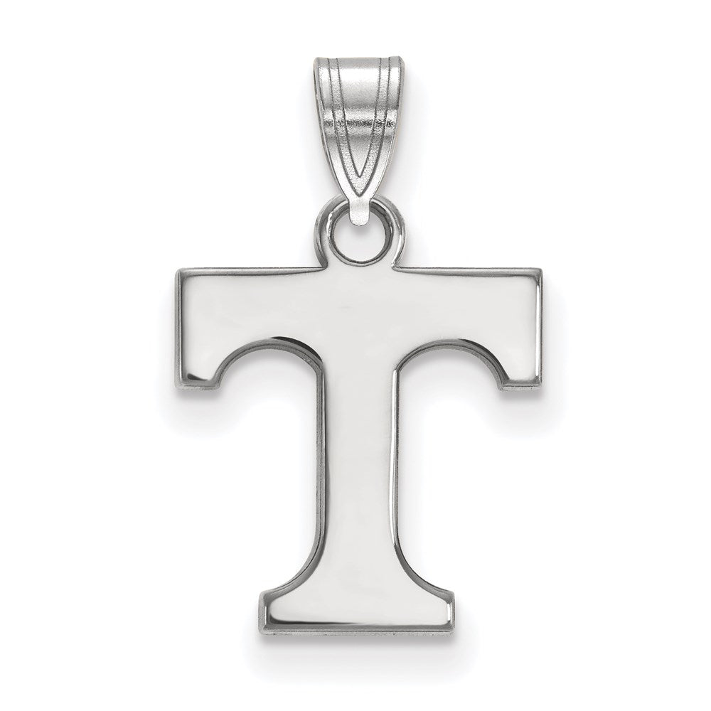Sterling Silver Rhodium-plated University of Tennessee Small Pendant
