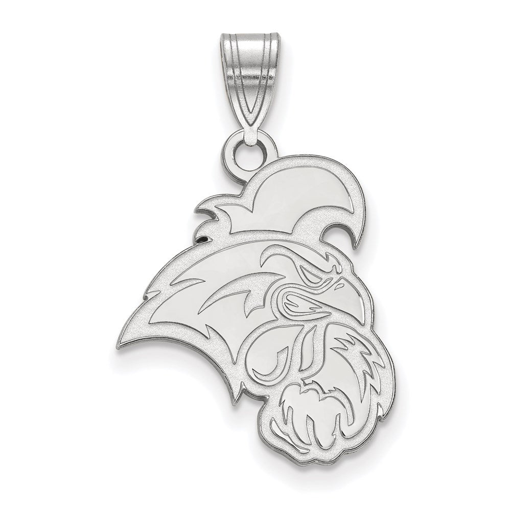Sterling Silver Rhodium-plated Coastal Carolina University Large Pendant