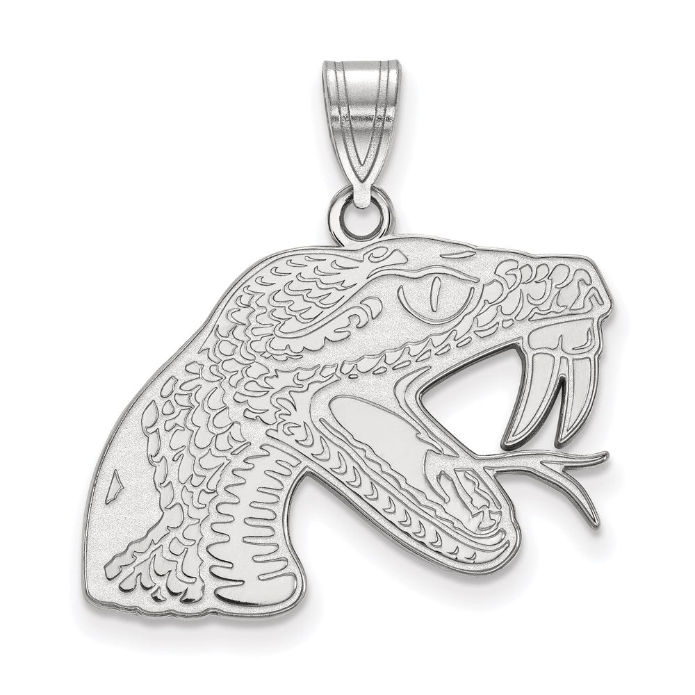 10K White Gold Florida A and M University Large Pendant