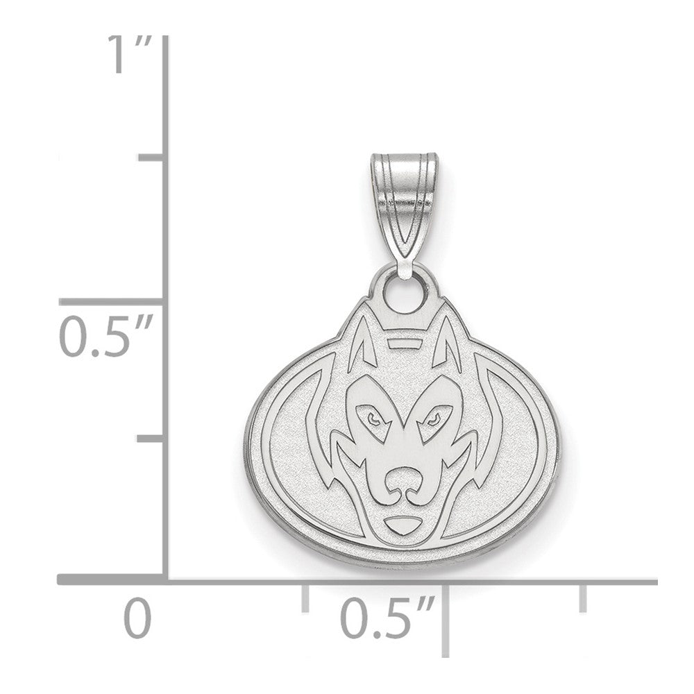 Sterling Silver Rhodium-plated St. Cloud State U. Small Pendant