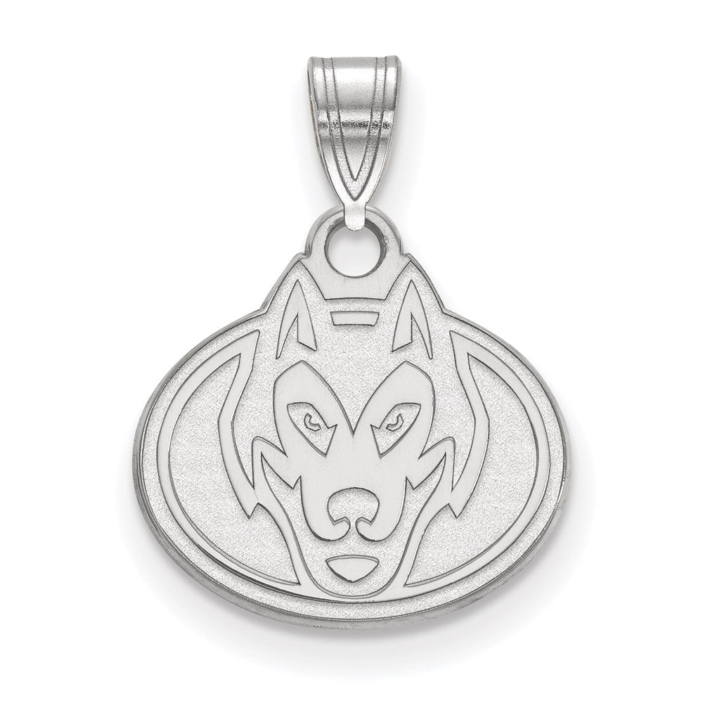 Sterling Silver Rhodium-plated St. Cloud State U. Small Pendant