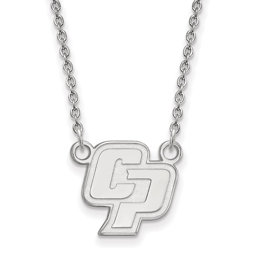 Sterling Silver Rhodium-plated California Poly State U. Necklace