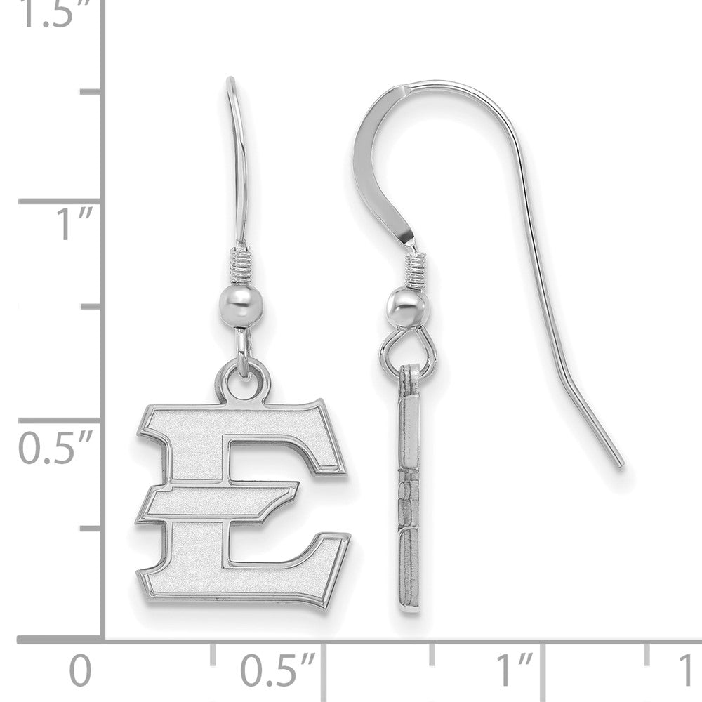Sterling Silver Rhodium-plated East Tennessee State U. Dangle Earrings