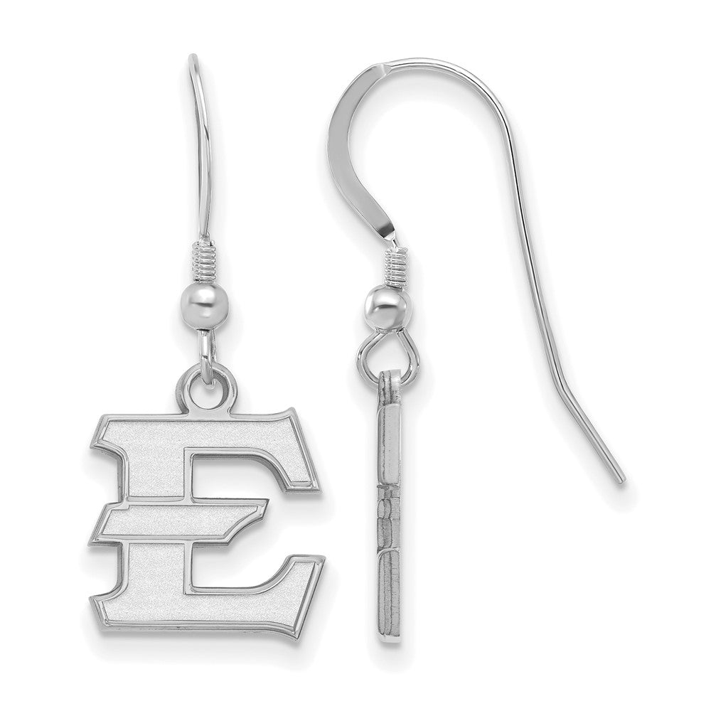 Sterling Silver Rhodium-plated East Tennessee State U. Dangle Earrings