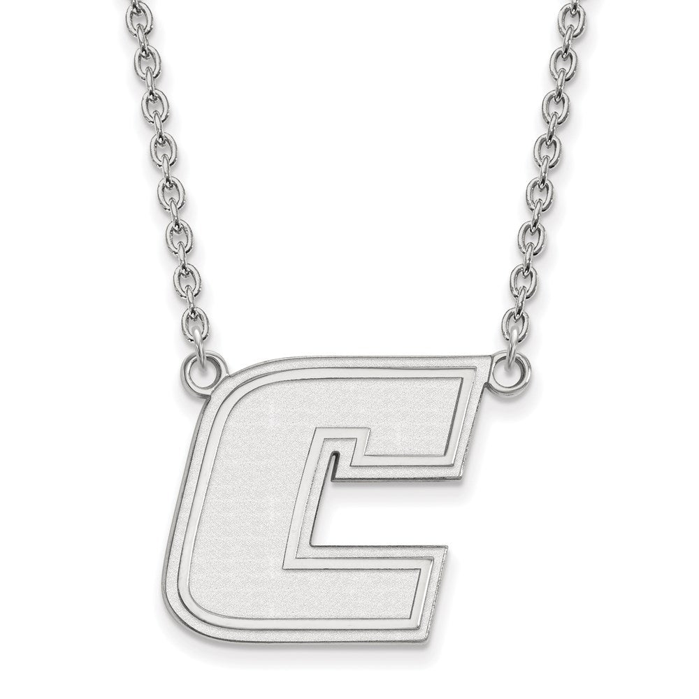 Sterling Silver Rhodium-plated U. of Tenn. Chattanooga Large Necklace