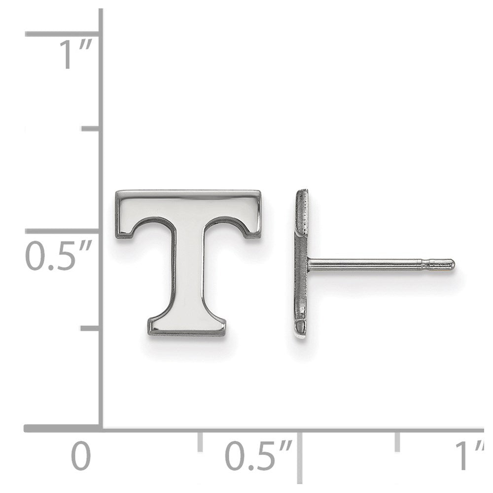 Sterling Silver Rhodium-plated Univ. of Tennessee XS Post Earrings