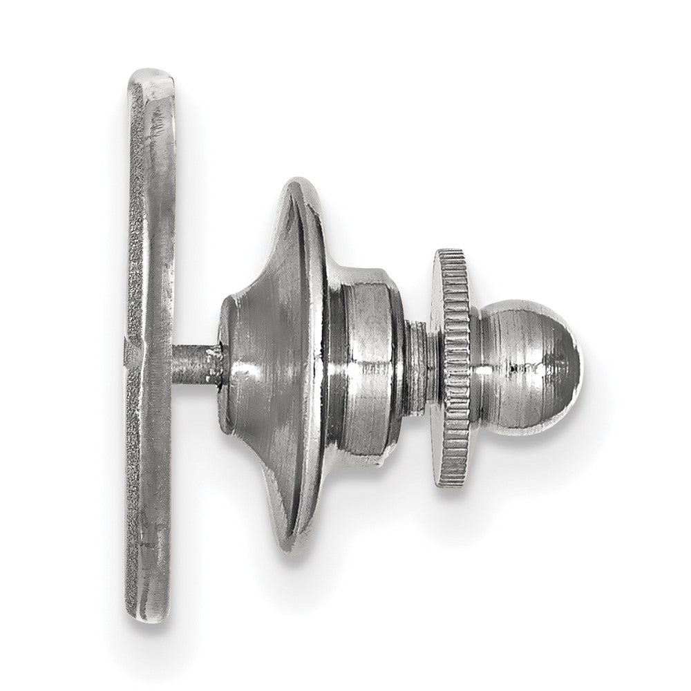 Sterling Silver Rhodium-plated University of Dayton Lapel Pin