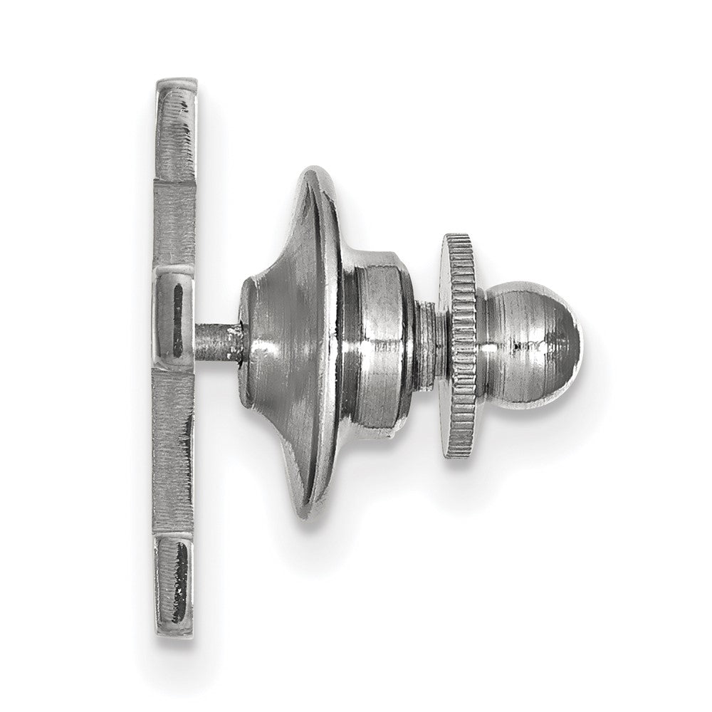 Sterling Silver Rhodium-plated University of Houston Lapel Pin