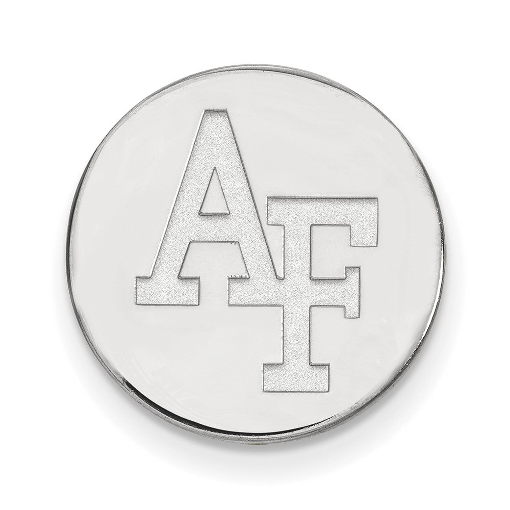 Sterling Silver Rhodium-plated U.S. Air Force Academy Lapel Pin