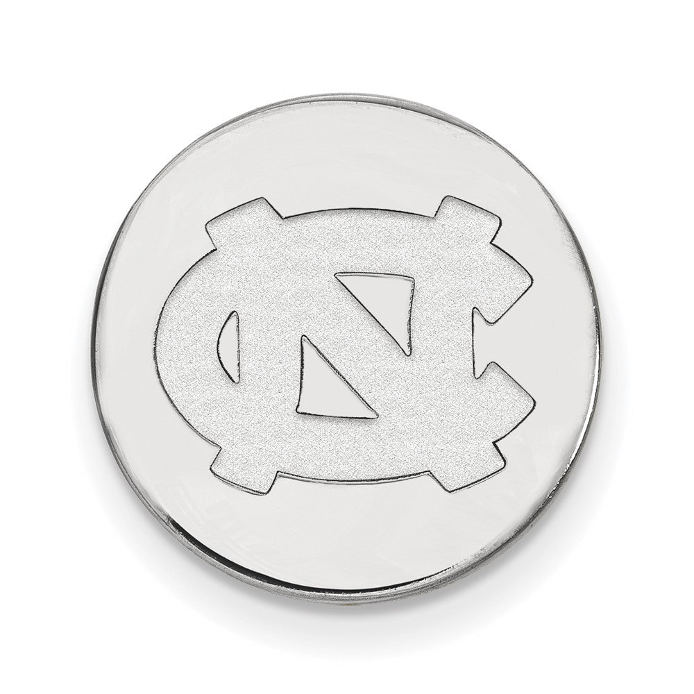 Sterling Silver Rhodium-plated University of North Carolina Lapel Pin