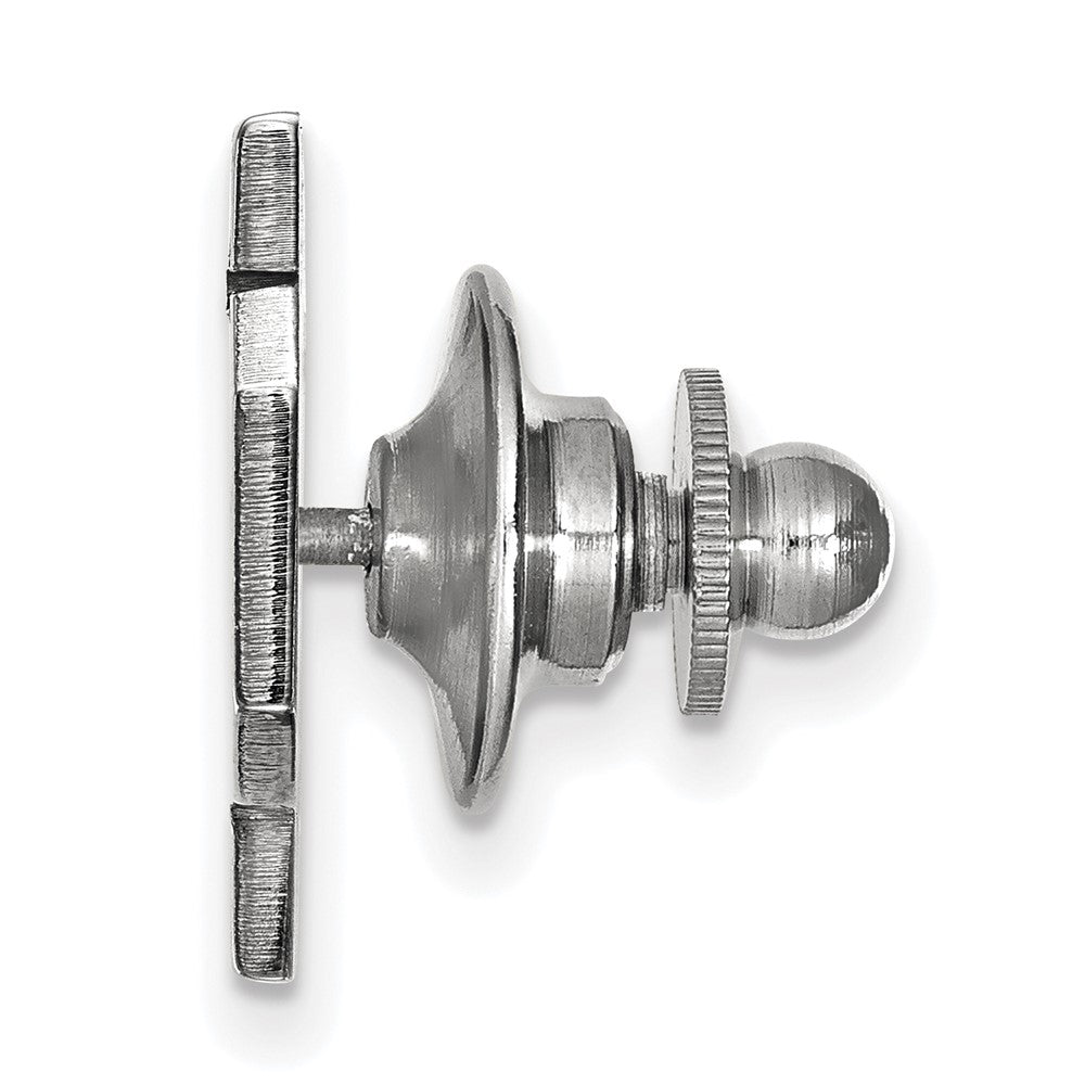 Sterling Silver Rhodium-plated University of Notre Dame Lapel Pin