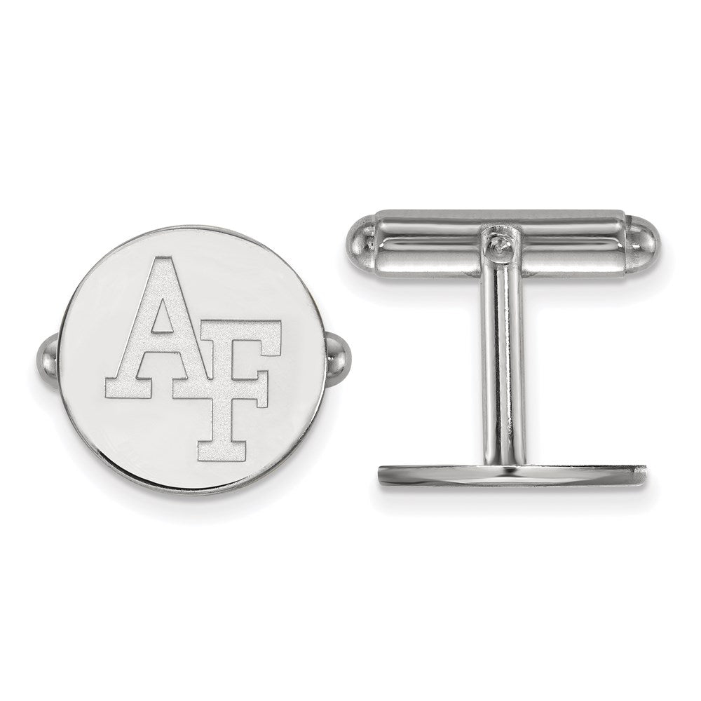 Sterling Silver Rhodium-plated U.S. Air Force Academy Cuff Links