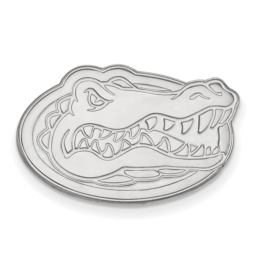 Sterling Silver Rhodium-plated University of Florida Gator Lapel Pin