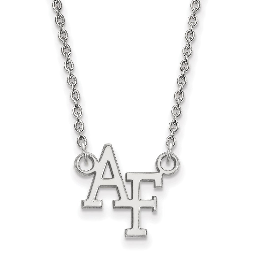 Sterling Silver Rhodium-plated U.S. Air Force Academy Small Necklace
