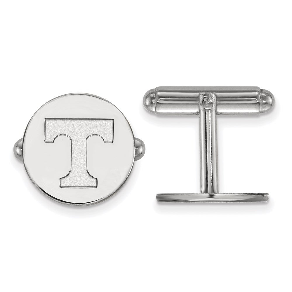 Sterling Silver Rhodium-plated University of Tennessee Cuff Links