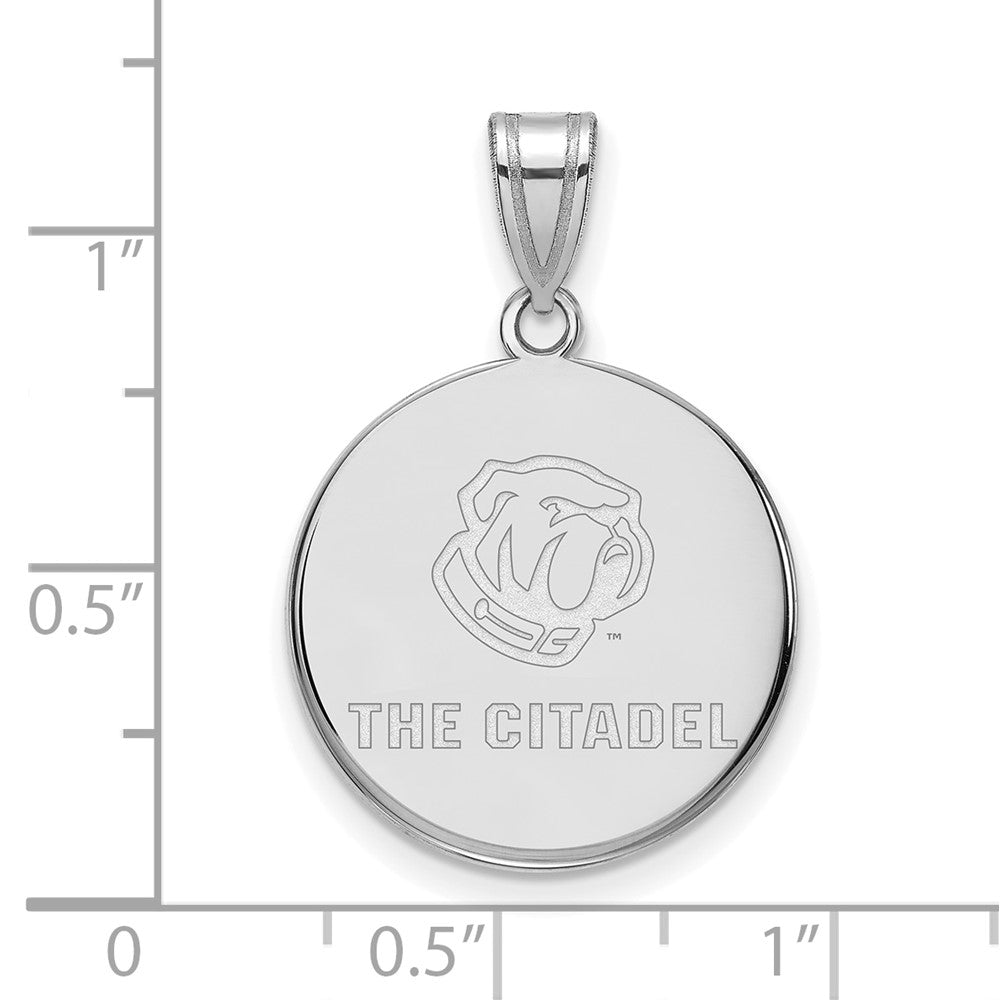 Sterling Silver Rh-plated The Citadel Large Pendant