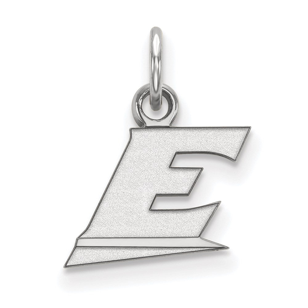 Sterling Silver Rhodium-plated Eastern Kentucky University XS Pendant