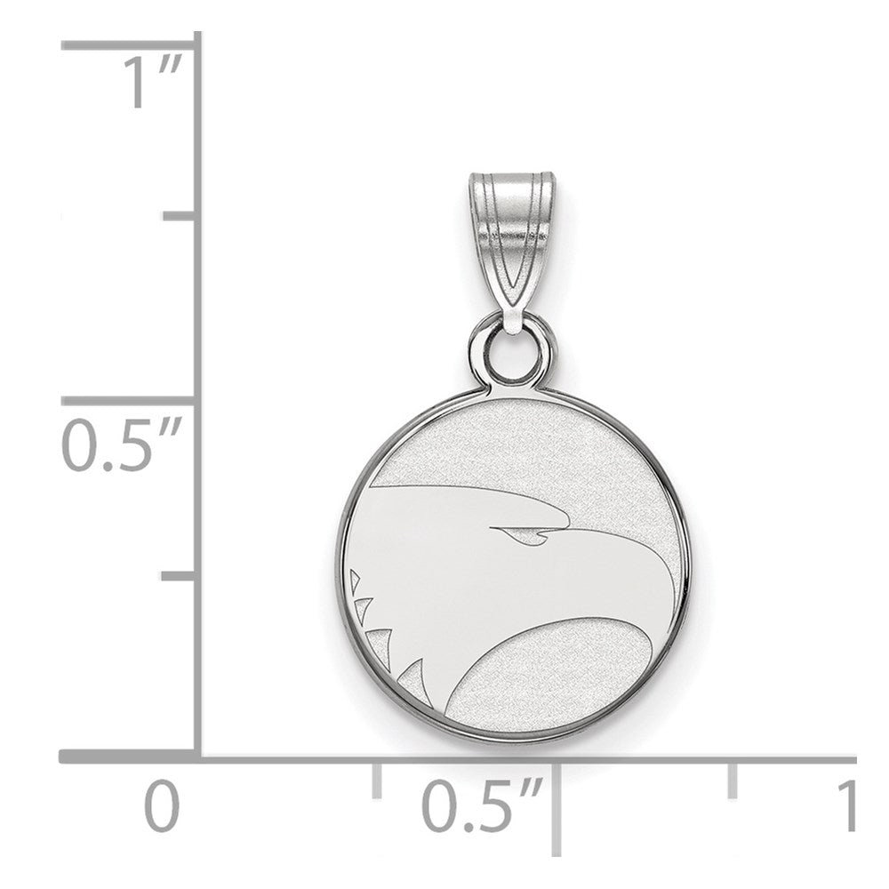 Sterling Silver Rhodium-plated Georgia Southern U. Small Pendant