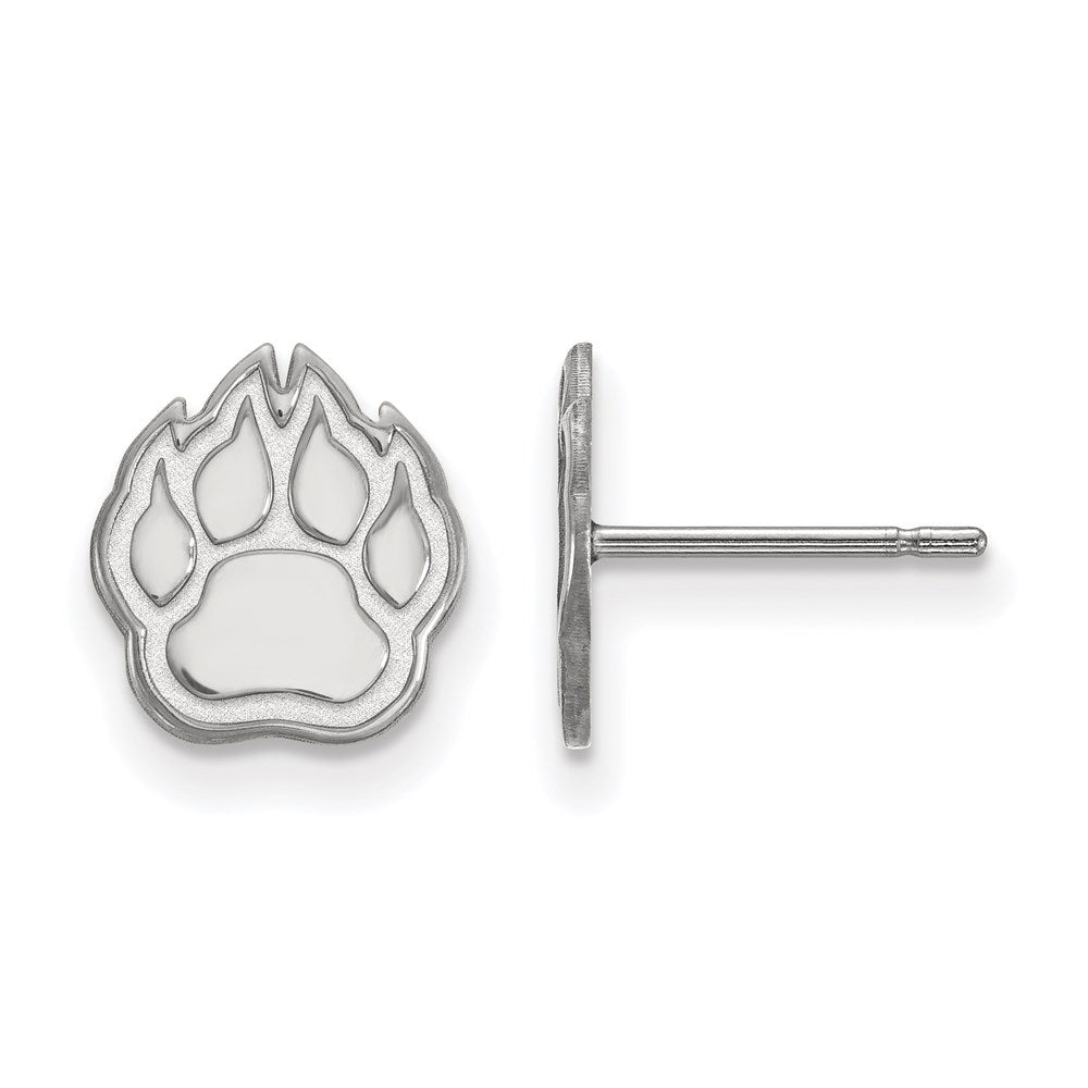 Sterling Silver Rhodium-plated Northern Illinois Univ. XS Post Earrings