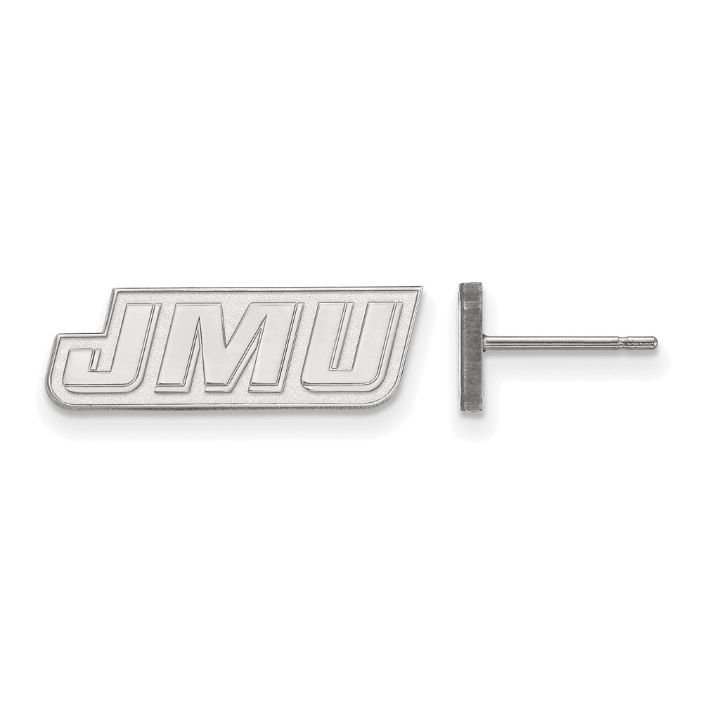 Sterling Silver Rhodium-plated James Madison Univ. XS Post Earrings
