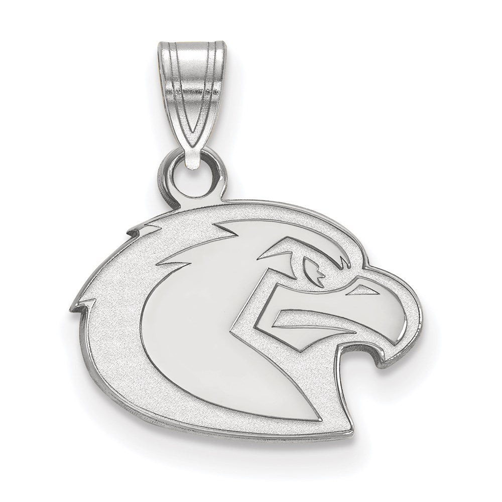 Sterling Silver Rhodium-plated Marquette University Small Pendant